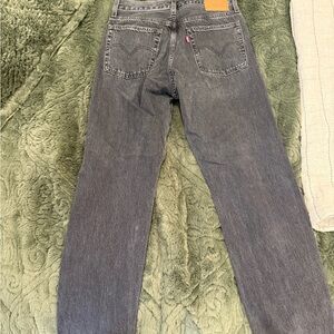 Levi's women’s Charcoal Straight Jeans